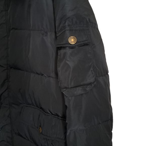 LINMUFEI long maxi down quilted parka coat black cozy winter puffy ladies XXL? - Picture 5 of 16